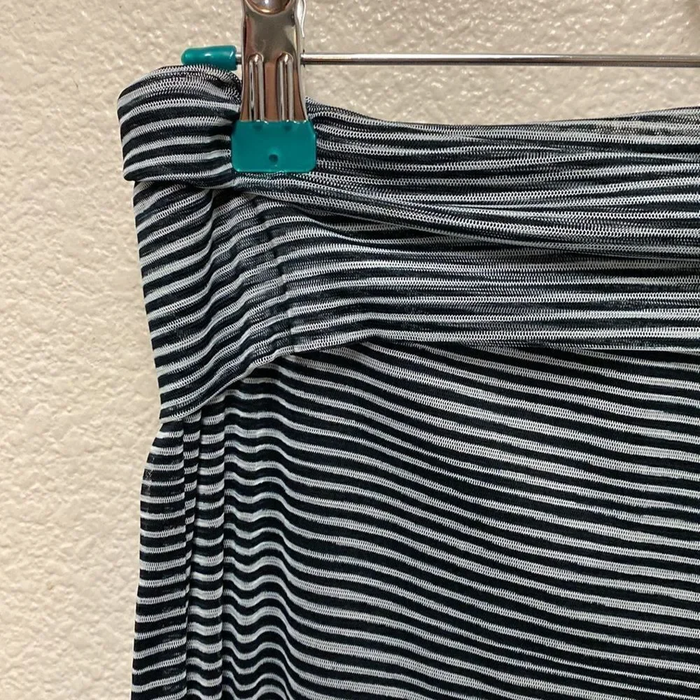 For Cynthia Beachwear Striped Mesh Pants Large